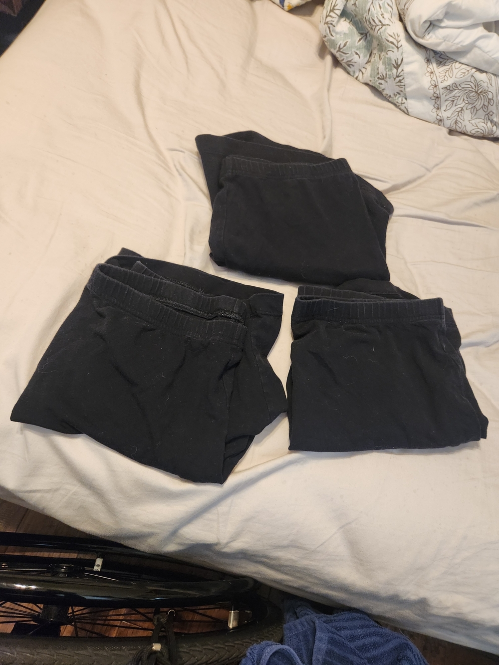 Old Navy Black Legging Bike Shorts Trio